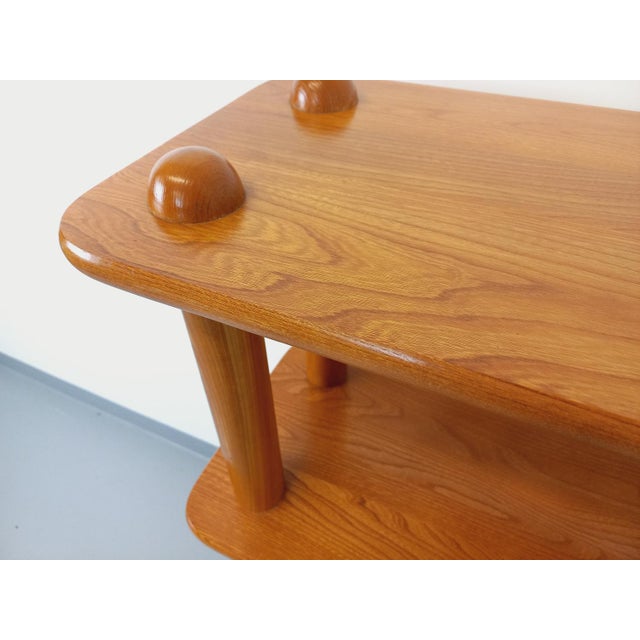 1980s Vintage Elm Bookcase Shelf, 1980s For Sale - Image 5 of 17