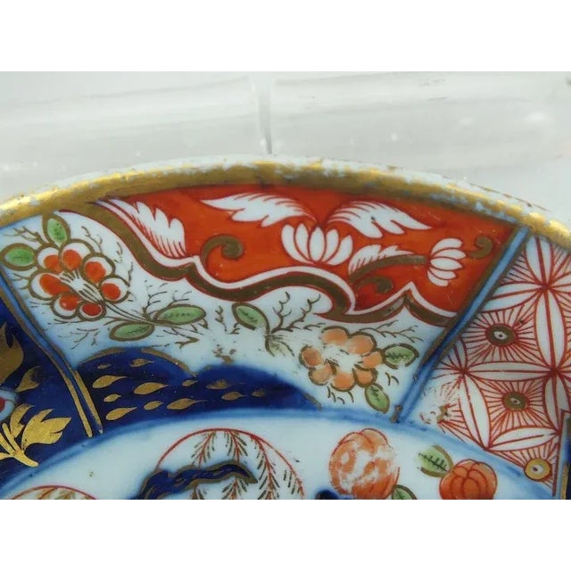 Traditional 19th Century English Regency Coalport Porcelain Imari Rock & Tree Pattern Oval Platter For Sale - Image 3 of 10