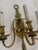 1900 Gilt Bronze Federal Style Large Sconces 3 Lights For Sale - Image 11 of 13
