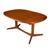 Sun Cabinet Co. Danish Modern Solid Teak Expanding Dining Table Hidden Leaves For Sale - Image 4 of 17