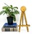 Elegant, hand-carved Florentine tabletop easel crowned with a beautifully detailed scallop shell crest, finished in...