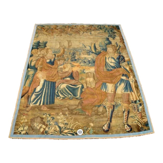 18th Century Flemish Obosusson Tapestry. For Sale