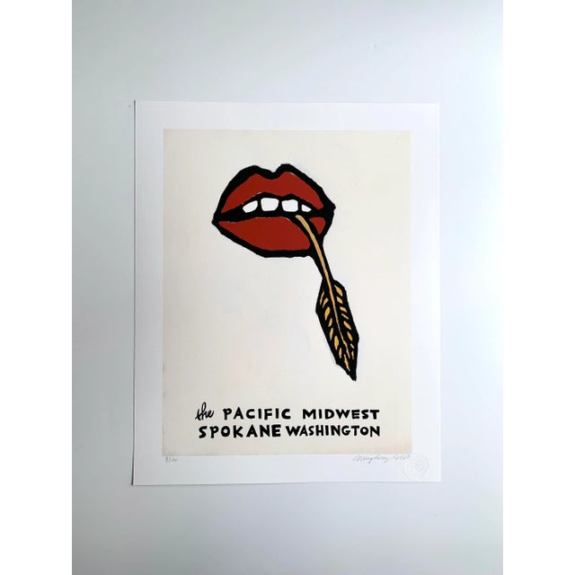 'Pacific Midwest' 16 X 20 Graphic Giclee Poster by Neicy Frey For Sale - Image 9 of 10