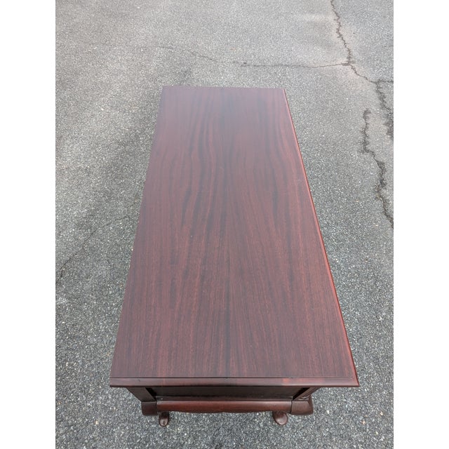 Early 1900s Chippendale Mahogany Desk For Sale - Image 10 of 14