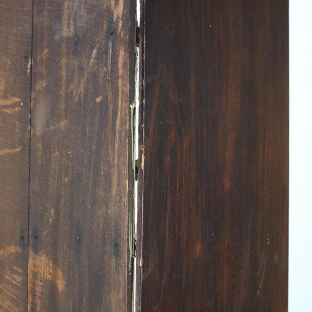 Antique Two-Piece Walnut Step Back Bookcase Circa 1910 For Sale - Image 11 of 13