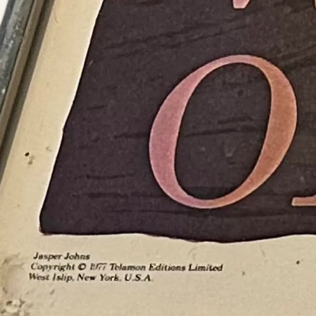 American Jasper Johns Poster for the 1977-1978 Whitney Museum of American Art Exhibition For Sale - Image 3 of 4