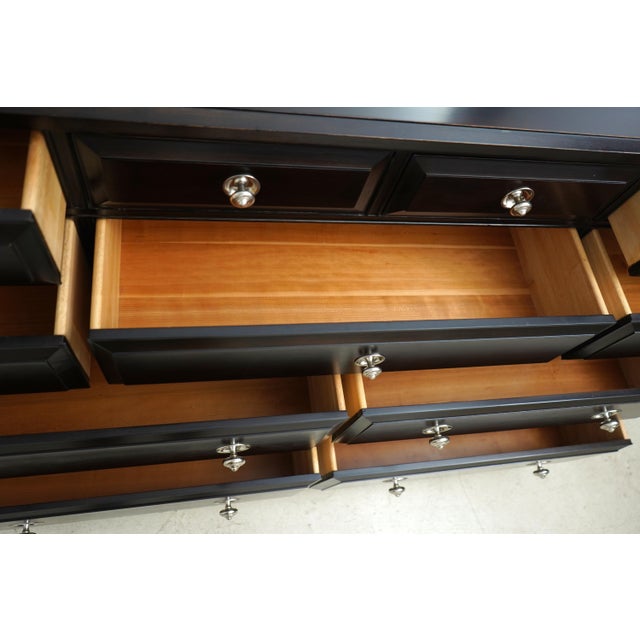 Bernhardt Martha Stewart 11 Drawer Double Dresser W. Mirror For Sale In Philadelphia - Image 6 of 18