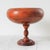 Vintage turned wood pedestal bowl. No makers mark. Some minor age wear.