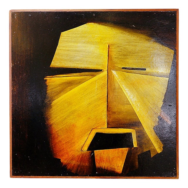 Abstract Composition, 1990s, Oil on Panel For Sale