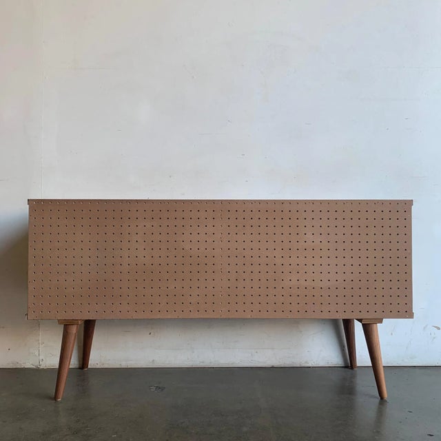 Walnut Record Holder Compact Version For Sale - Image 10 of 11