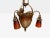Metal Muller Frères, French Art Deco, Bronze, Glass, Chandelier, France, 1920s For Sale - Image 7 of 10
