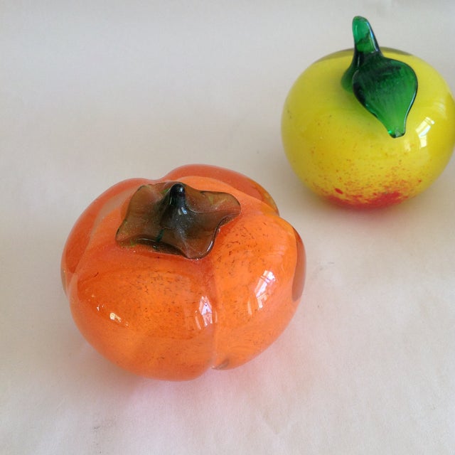 Handmade Italian Glass Fruit Set of 6 Chairish