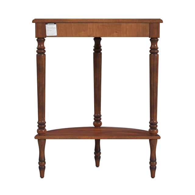 2020s Bellini Demilune Console Table, Medium Brown For Sale - Image 5 of 7