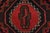 Black Vintage Baloch Rug 3'1'' X 4'8'' Black Wool Tribal Hand-Knotted Oriental Carpet For Sale - Image 8 of 12