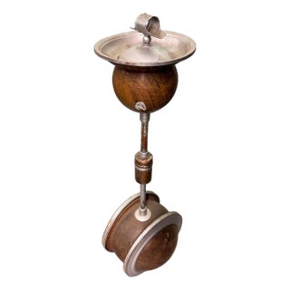 1920s Art Deco Self Leveling "Rollodor" Rolling Ashtray Stand by Belmet Products For Sale