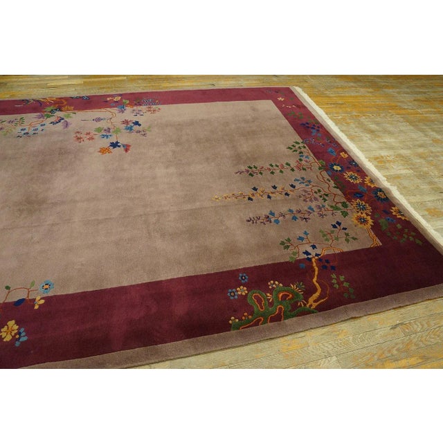 1920s Chinese Art Deco Carpet ( 8' x 9' 9'' - 245 x 297 cm ) For Sale - Image 11 of 12