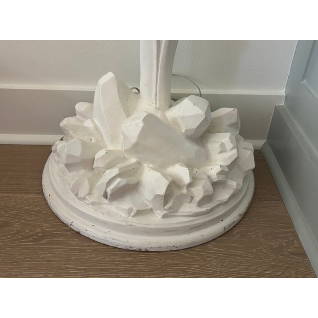 Vintage Palm Beach Style "Palm Tree" Torchière / Floor Lamp in the Manner of Serge Roche For Sale - Image 11 of 12