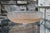 Beautiful vintage semi flush mount canopy light fixture. Articulated details include pressed glass that looks like fabric...