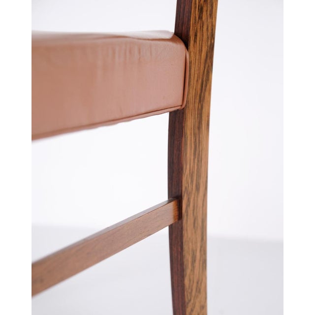 Wood Vintage Dining Chairs in Rosewood by Ole Wanscher, 1950s, Set of 8 For Sale - Image 7 of 12