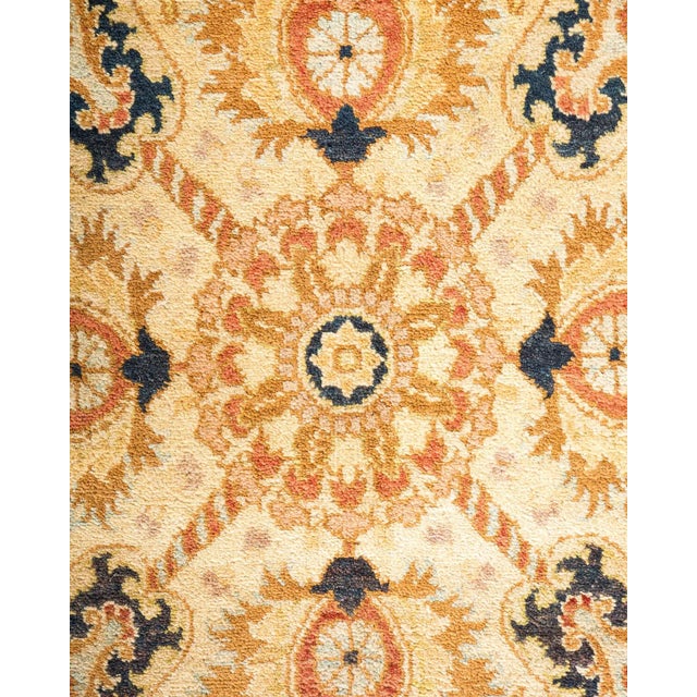 Moroccan Vintage Moroccan Hand Knotted Wool Area Rug, Navy Blue - 6'2" X 9'0" For Sale - Image 3 of 9