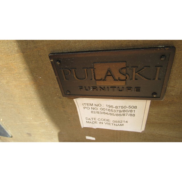 1990s 1990s Pulaski King Size Sleigh Bed Designer For Sale - Image 5 of 7