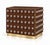 Contemporary Chocolate Murano Glass 90-Sphere Cabinet on Brass Plinth from Justfurnituress SRL For Sale - Image 3 of 9