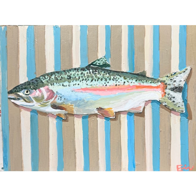 Acrylic and paper collage on wood panel 12 x 9 x 1" with sides painted gray