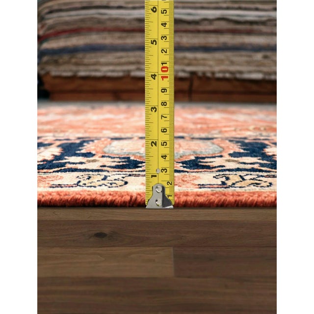 Ivory Serapi Wool Rust Area Rug-12' 0'' X 15' 3'' For Sale - Image 8 of 8