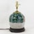 Chinese Antique Famille Rose Porcelain Bok Choy Table Lamp With Cabbage Leaf and Butterfly Motif For Sale - Image 3 of 15