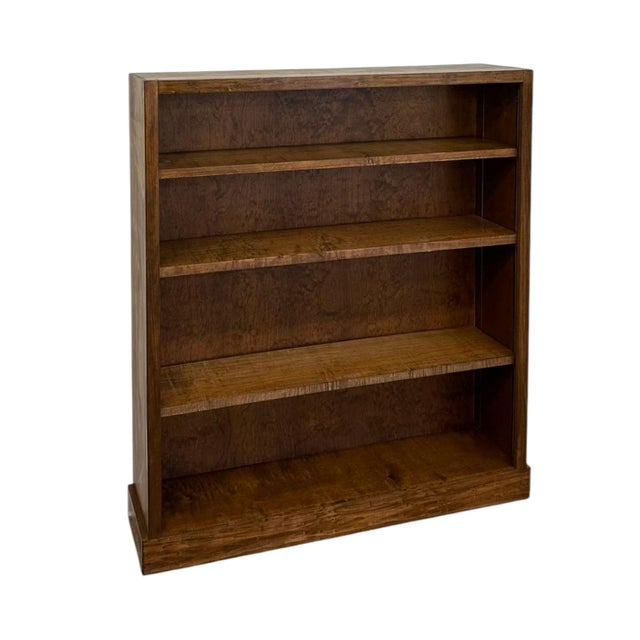 Mid-Century Modern Vintage Mid Century Modern Stained Wood Adjustable Book Shelf. For Sale - Image 3 of 9
