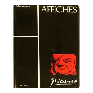 1968 Christophe Czwiklitzer 'Affiches de Pablo Picasso' Black,Red Book