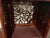 Wood Early 20th Century Rosewood Vintage Double‑Sided Room Divider With Carved Drawers & Doors For Sale - Image 7 of 8