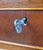 Vintage Writing Bureau Desk in Leather and Mahogany, 1960 For Sale - Image 10 of 18
