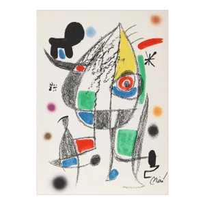 Maravillas con Variaciones Acrosticas en el jardin de Miro (Number 22), Joan Miro Lithograph