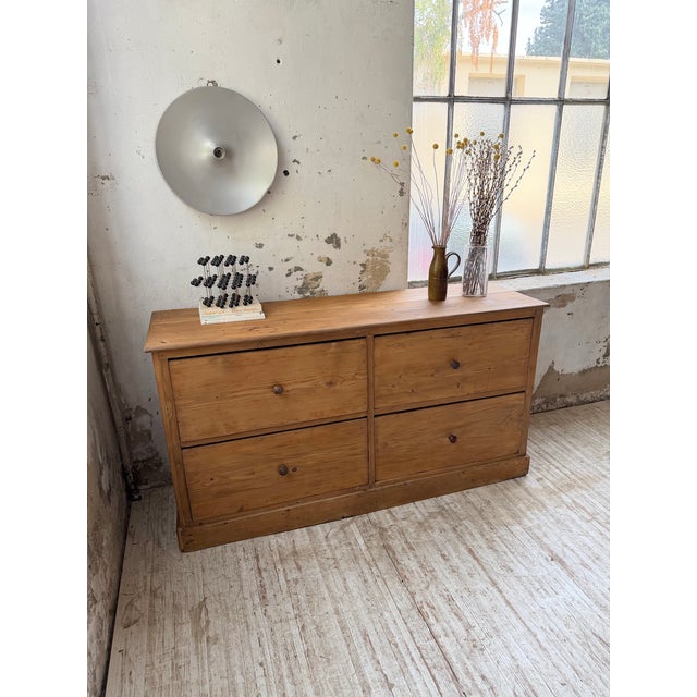 1950s Vintage Pine Chest of Drawers, 1950s For Sale - Image 5 of 18