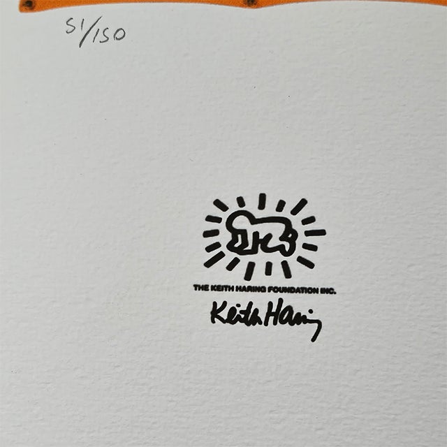 1990s After Keith Haring, Figurative Composition, 1990s, Limited Edition Lithograph For Sale - Image 5 of 8