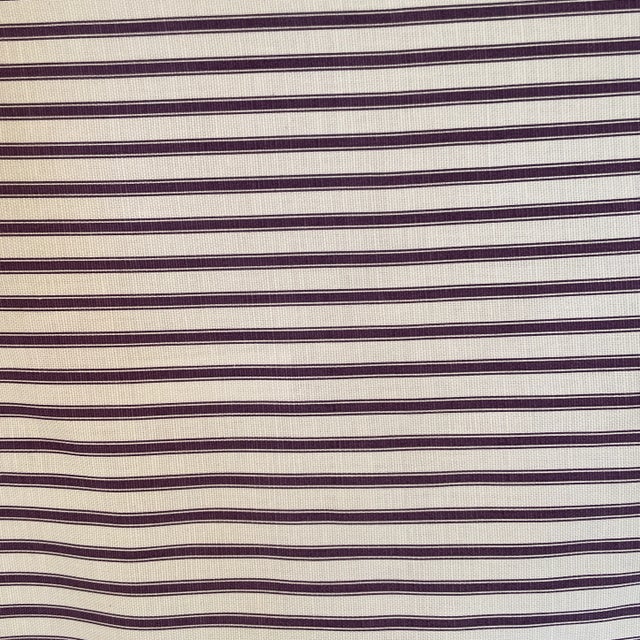 Yardage of Quadrille Stripe Fabric- 4 Yards For Sale