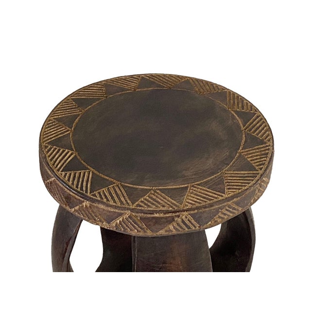 Vintage African Baga Stool/Table Guinea-Bissau 11" H by 9"Diameter For Sale In New York - Image 6 of 8
