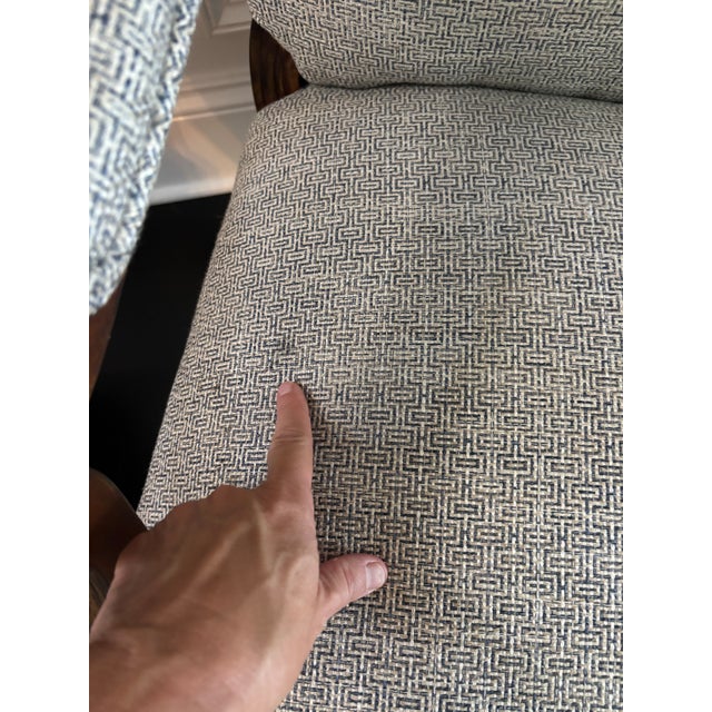 Upholstered French Style Chairs- A Pair For Sale - Image 10 of 12