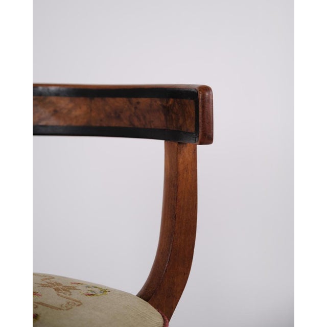 Wood Small Piano Stool in Polished Walnut with Marquetry, 1880 For Sale - Image 7 of 12