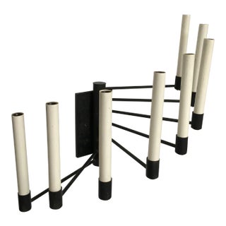Rare Lightolier Eight-Arm Mid-Century Modern Wall Sconce, Model Ca-5417, Attributed to Gerald Thurston For Sale