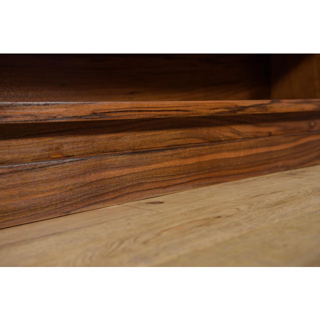 Vintage Danish Art Deco Walnut Bookcase, 1930s For Sale - Image 11 of 14