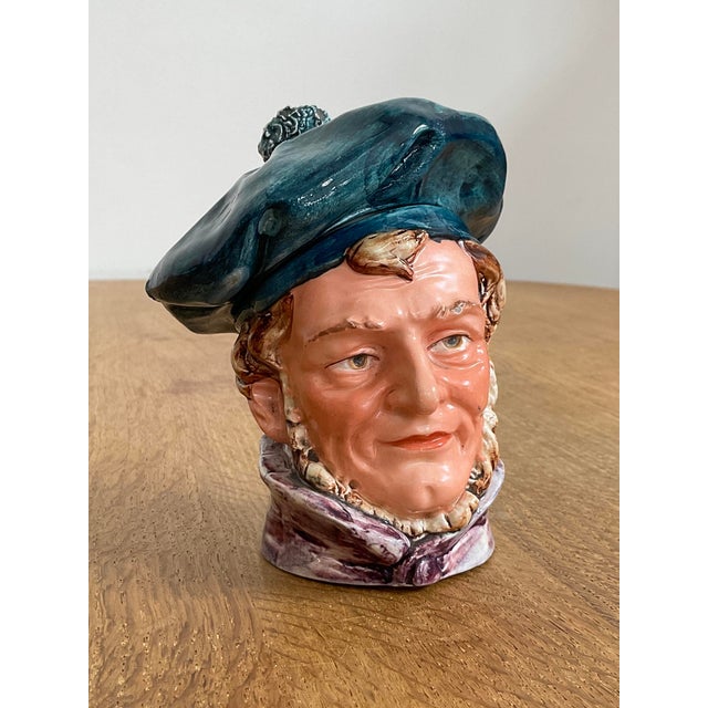 Victorian Early 20th Century Antique Majolica Scotsman Tobacco Jar For Sale - Image 3 of 13