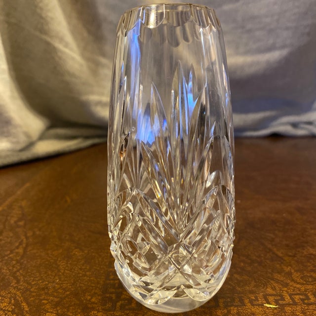 Vintage Cut Crystal Bud Vase For Sale - Image 4 of 4