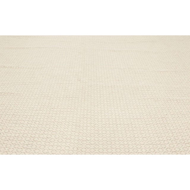 Modern Solid Beige Flat-Weave Rug by Doris Leslie Blau For Sale - Image 4 of 6