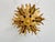 1970s Italian Ceiling Light in Gilded Metal from Banci Firenze, 1970 For Sale - Image 5 of 11