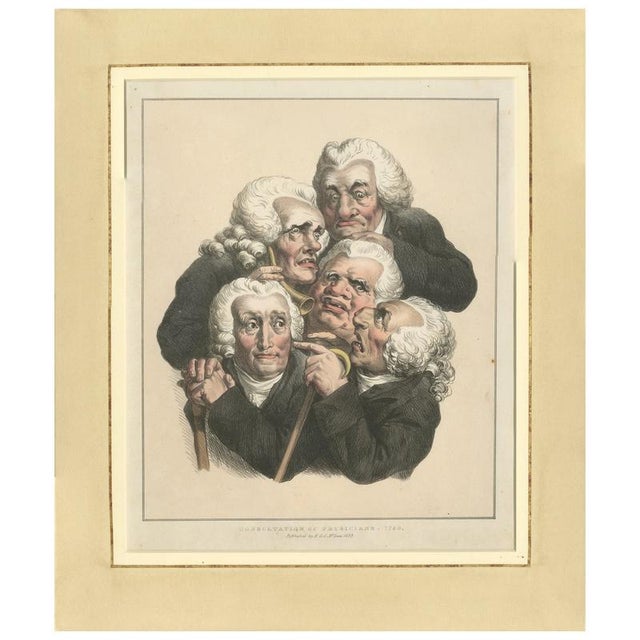 Louis-Léopold Boilly, Grimaces Plate, 1823, Lithograph For Sale - Image 9 of 9