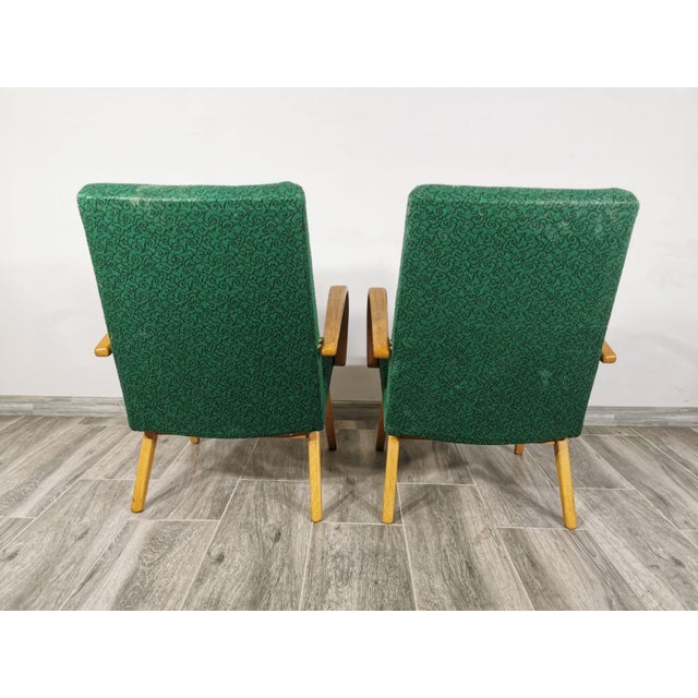 Set of Vintage Armchairs by Jaroslav Smidek, 1960s For Sale - Image 12 of 18