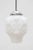 Art Deco Opaline Milk Glass Skyscraper Pendant For Sale - Image 6 of 10