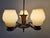 Mid-Century Modern Glass Ceiling Lamp Model 1376 by Paavo Tynell for Oy Taito Ab, 1930s For Sale - Image 3 of 18